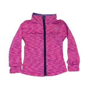 Jill Yoga Barbie Pink Zip Front Track Jacket Size 2T